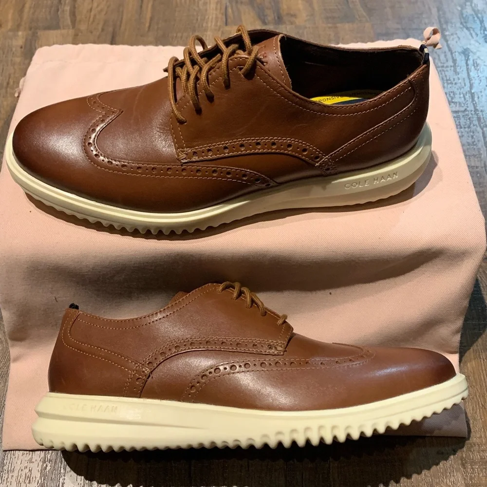 Cole Haan Men's Grand+ Wingtip Oxford (Premium)